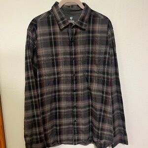 Men's Kuhl Flannel Shirt Size Medium